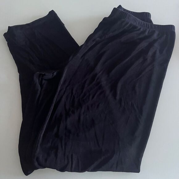 Chico’s pants women long travel Large Black Acetate - Picture 6 of 7